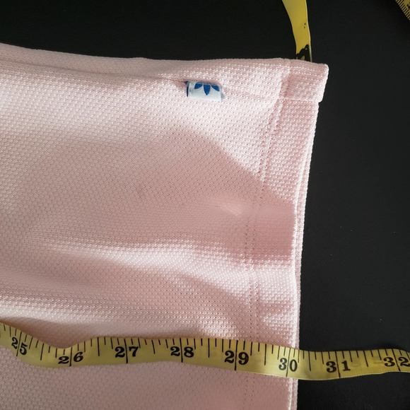 ADIDAS Pink White Short Sleeve Shirt - Picture 9 of 9